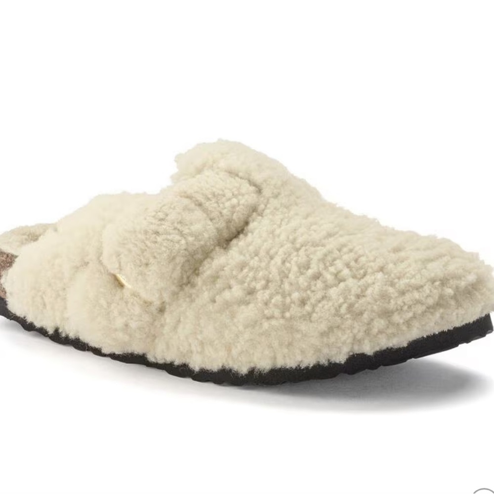Birkenstock Boston Big Buckle — Cream